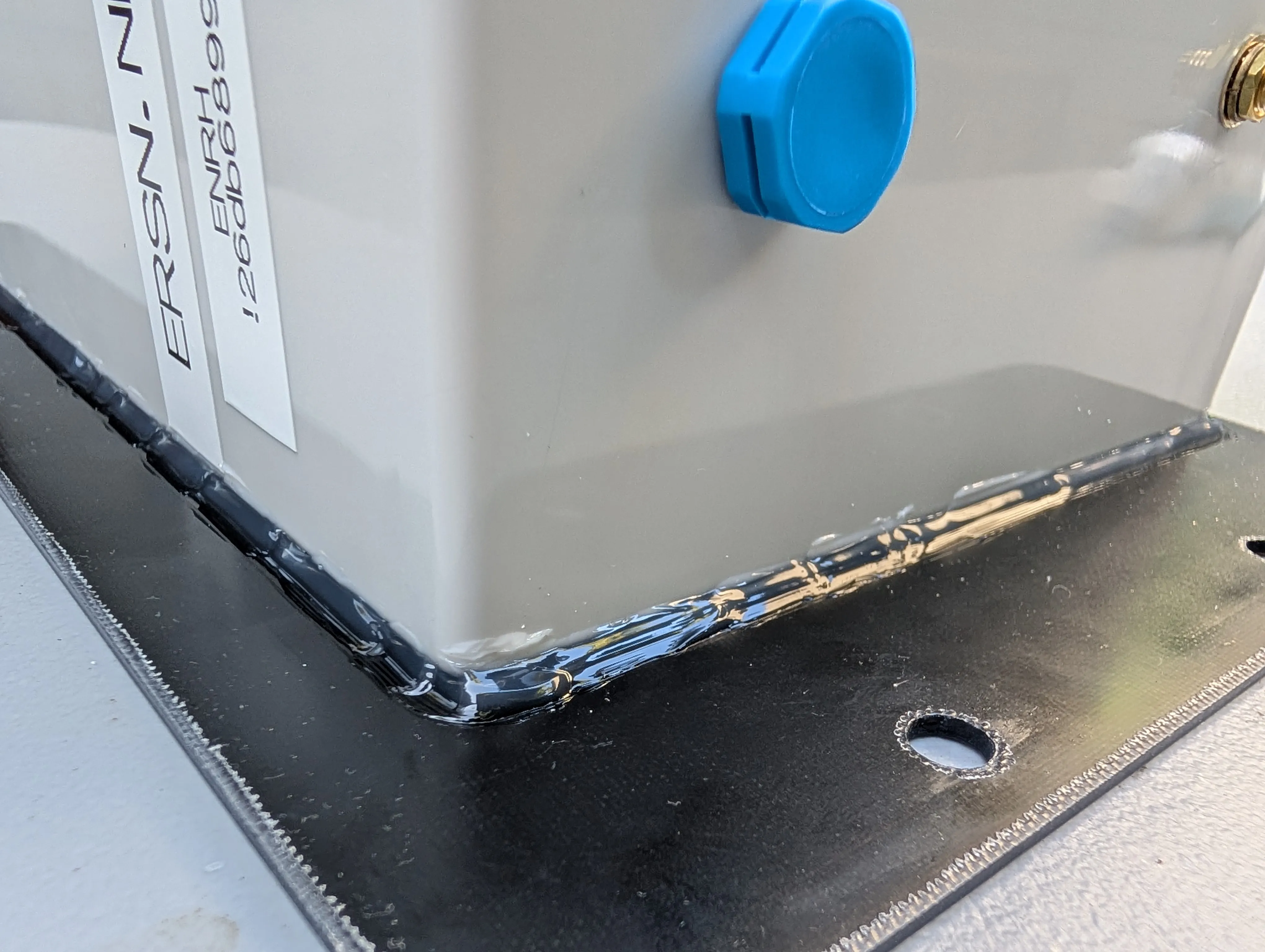 Weatherproof Sealing - Enclosure sealed with weatherproof sealant around all joints and cable entries